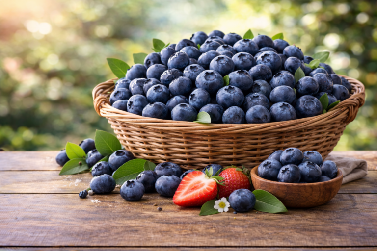Nutritional Value of Blueberries per 100g