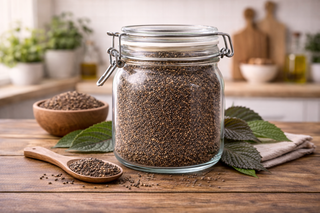 Nutritional value of perilla seeds per 100g