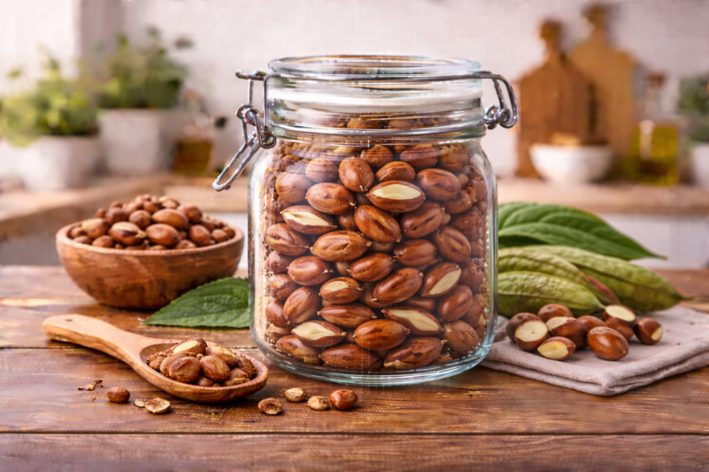 Nutritional value of saba nut per 100g