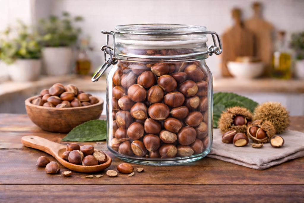 Nutritional value of chestnuts per 100g