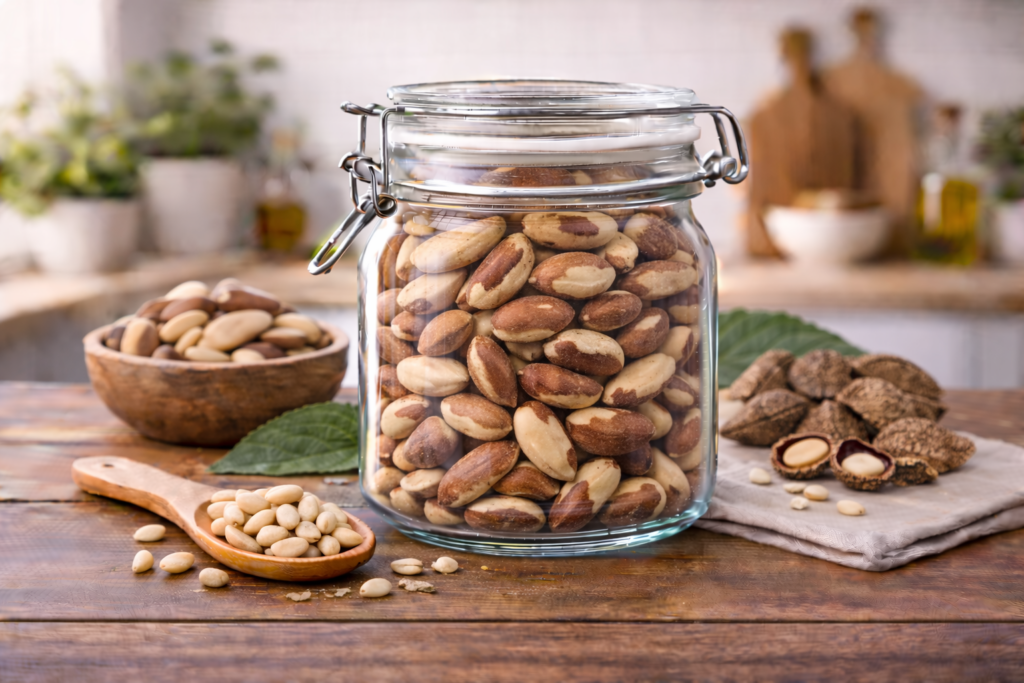 Nutritional value of Brazil nuts per 100g