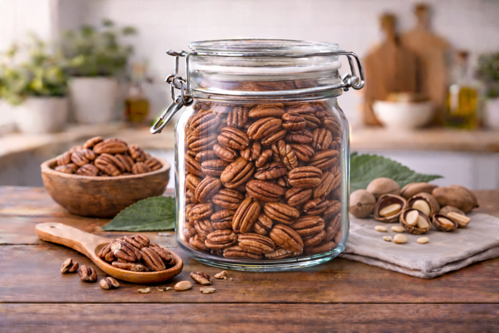 Nutritional value of pecans per 100g