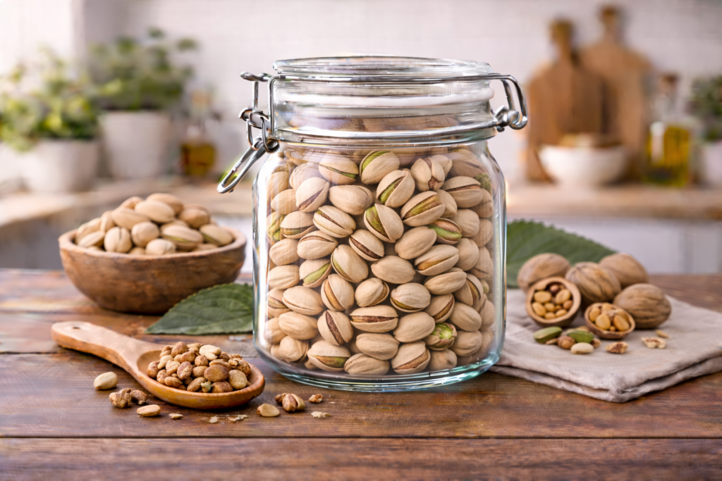 Nutritional value of pistachios per 100g