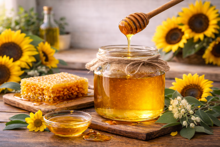 Nutritional Value of Sunflower Honey per 100g