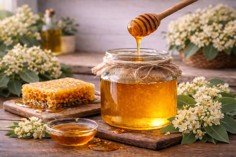 Nutritional value of linden (basswood) honey per 100g