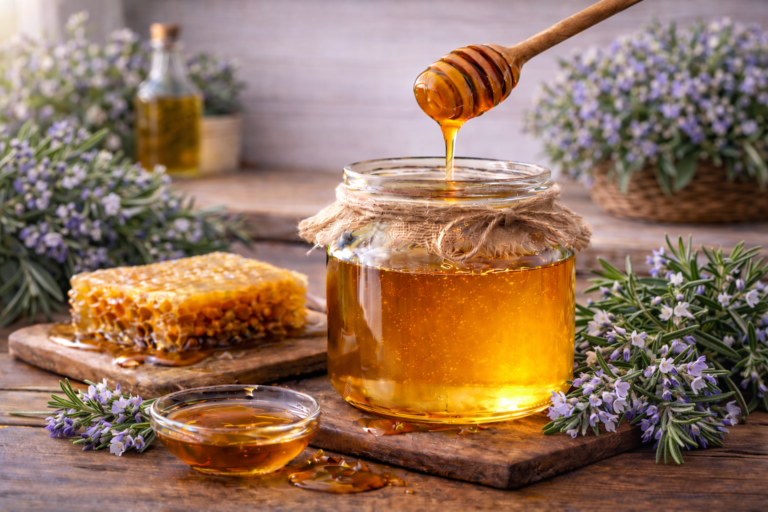 Nutritional value of rosemary honey per 100g