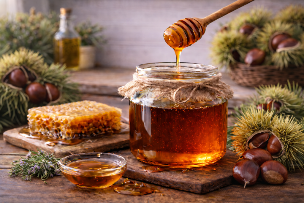 Nutritional value of chestnut honey per 100g