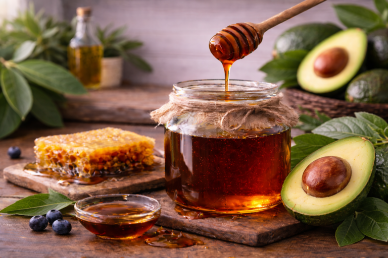 Nutritional value of avocado honey per 100g
