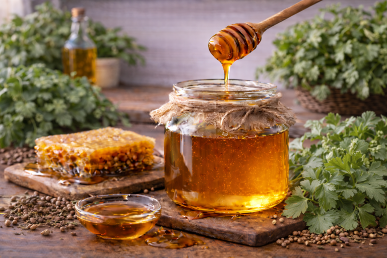 Nutritional value of coriander honey per 100g