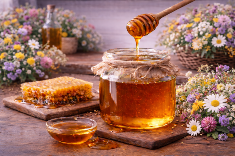 Nutritional value of wildflower honey per 100g