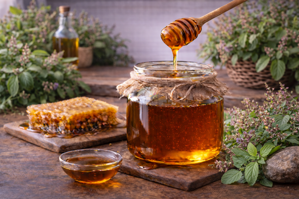 Nutritional value of tulsi honey per 100g